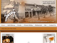 Tablet Screenshot of cafesocietymemphis.com